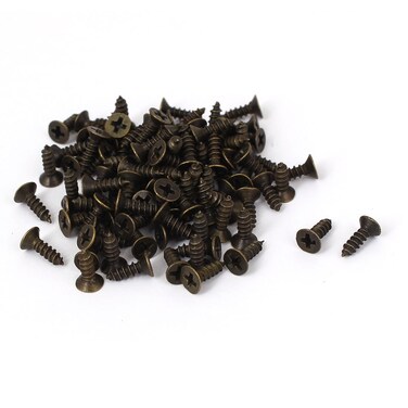 uxcell a16041500ux1532 Philips Phillips Countersunk Flat Head Self Tapping Screw M25x8mm 100pcs