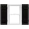 Mid America Board and Batten 14 4 Board Joined Vinyl Standard Shutter 1 Pair  14 x 35 002 Black