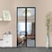 Transparent Insulated Door CurtainMagnetic Thermal Door Cover Screen Door SelfClosing Privacy Screen Door Hands Free for Patio Kitchen Bedroom Air Conditioner Room Fits Doors up to 34 x 80