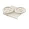 PrimeLine D 1804 Carvel Double Roller Sliding Door Top Guide Peachtree