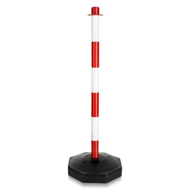 Buy Housoutil Bollard Warning Pile Plastic Crossing Sign Movable Fixed ...