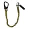 Fusion Climb Tactical Elastic Sling Retention Helo Lanyard with Snap Hook Shackle 23KN Coyote Brown 2 24 x 1