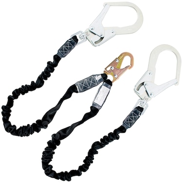 Safety Harness Lanyard Double Leg Internal Shock Absorbing