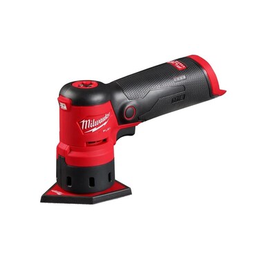 Milwaukee 253120 12V Brushless Cordless Orbital Detail Sander Tool Only Red and Black