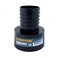 POWERTEC 70171 Threaded Dust Collection Quick Coupler Adapter 4 x 212 Black