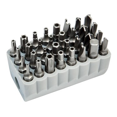 Klein Tools 32525 Tamperproof Bit Set 32Piece Magnetic TORX Hex Spanner TORQ Triwing Screwdriver Bits