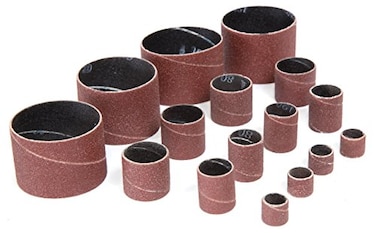 WEN DS164SPC 16Piece Replacement Sanding Drum Sandpaper Kit Assorted Grits