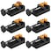 GENHAKON Universal Mini Drill Press Vise Clamp 6 PCS Table Bench Vice for Jewelry Walnut Nuclear Watch Repairing Clip On DIY Sculpture Craft Carving Bed Tool Support range 02 Inch