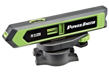 PowerSmith PLTL320 Torpedo Laser Level and Pointer with Magnetic Back Mounting Base 360 Rotation and Batteries