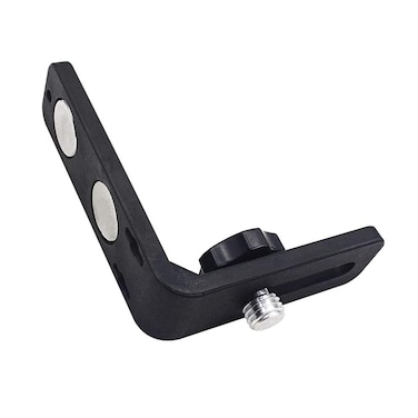 Borbede Laser Level LShape Bracket Magnetic Level Adapter 58 Port for Universal Levels Two Size