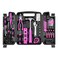 SOLUDE 206Piece Pink Tool SetBasic Home Tool Kit for Women Girls LadiesHousehold Hand Toolkit for Apartment Garage Office College Dorm  DIY Projects