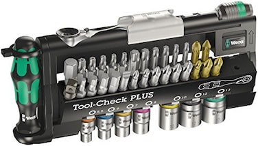 Wera 05056490001 ToolCheck Plus Tool Set 39 piece 1 Black