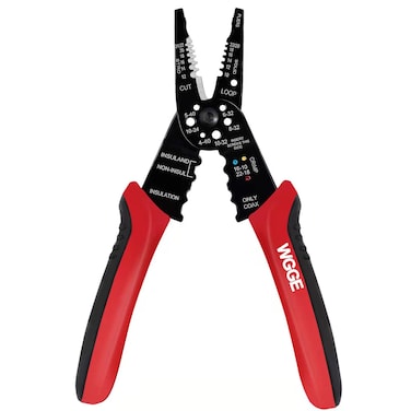 WGGE WG015 Professional 8inch Wire Stripperwire crimping tool Wire Cutter Wire Crimper Cable Stripper Wiring Tools and MultiFunction Hand Tool