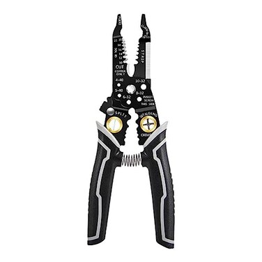 szhdxsy Multifunctional Wire Cutter and Stripper 9in1 Wire Stripper Tool Crimper Cable Tool with Stripping Cutting and Crimping Functions Wire Splitting and Winding