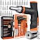 MANWALD Gifts for Men Super Universal Socket Tool Set Ratchet Screwdriver Set with T Handle Adjustable Grip Socket Adapter Set for Mechanic Electrician Handyman Orange