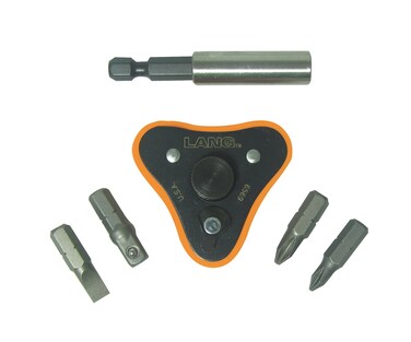 Lang Tools 5222 6Piece Finger Ratchet Bit Driver