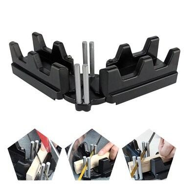 SEAHUI 2in1 Mitre Measuring Angle Cutting Tool Measuring Sawing Mitre Kit for Pipeline Installation Home Improvement Carpentry Work Woodworking Craft