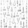 MseaRust 100g Mixed 3D Tool Charms DIY Arm Saw Wrench Screwdriver Axe Hammer Hatchet Shovel Chopper Hacksaw Vise Pincer Pliers Charms For Jewellery Making Necklace Bracelet Zinc No Gemstone