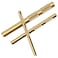 Slother 61360 3 Pc Knurled Brass Drift Punch Set 25077 34 Inch 25076 12 Inch 25075 38 Inch Drift Punch Gold