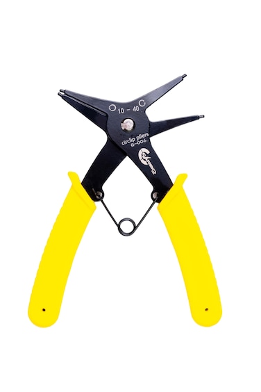 CARBO USA Snap Ring Pliers Set Dual Uses External Internal No Change Head Use in Any Position Precision Circlip Retaining Ring Pliers with Ergonomic Grip Handle