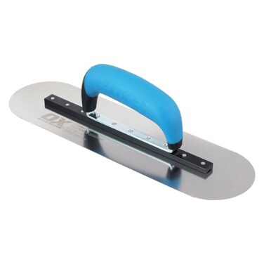 OX Tools OXP015814 OX Pro 4x14 Rigid Pool Trowel Stainless Steel OX Grip