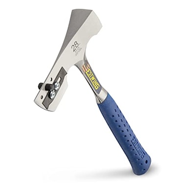 Estwing E3CA Shinglers Hammer With Replaceable Blade And Gauge Milled Face STL Silver Pack of 1
