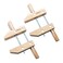 POWERTEC 71839 Wooden Handscrew Clamp 12 Inch  Hand Screw Clamps for Woodworking 2 PK