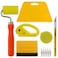 SPEALLOY Wallpaper Tools Kit Wallpaper Smoothing Tool Vinyl Tool Wallpaper Squeegee Seam Roller Tape Measuresnitty Vinyl Cutter and Craft Knife with 5 Replacement Blades for Vinyl Wallpaper