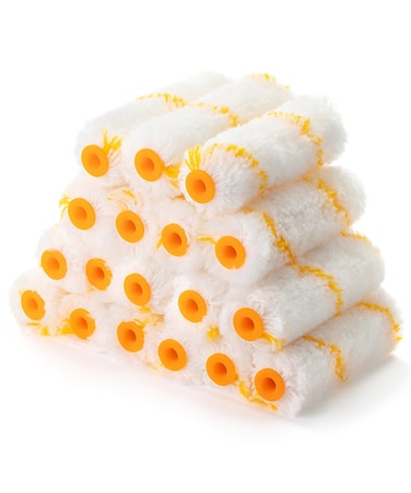 Bates Choice Paint Roller Covers 4 Roller Covers Pack of 18 Covers for Paint Rollers Naps for Paint Roller Brush Small Roller Nap Paint Roller Cover for Industrial and hoousehold Painting