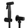 Gaosin Matte Black Handheld Bidet Sprayer Diaper Shattaf Complete Bidet Set with G12 Value for Toilet Bathroom
