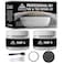 FORTIVO Tub Repair Kit White for Acrylic Porcelain Enamel  Fiberglass Tub Repair Kit for Sink Shower  Countertop  Bathtub Refinishing Kit for Cracked Bathtub Scratches  Shower Bases  Pans