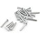 OZXNO 632 Thread 1 Inch Length Wall Plate Mounting Screws 24 PCS Oval Head Slotted Replacement Outlet Cover Screws