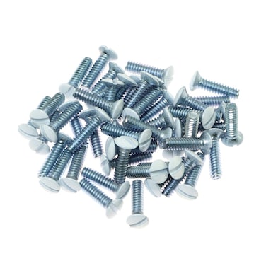 Maxmoral Wallplate Screws Replacement Wall Plate Mounting Screws White
