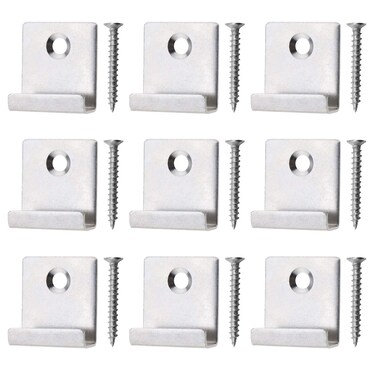 Create idea Decking Hidden Starter Fastener Board Clip 8mm with Selftapping Screw Stainless Steel DIY Hardware 25x50x