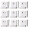 Create idea Decking Hidden Starter Fastener Board Clip 8mm with Selftapping Screw Stainless Steel DIY Hardware 25x50x