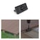 Muzata 500PCS Deck Fasteners Nylon Hidden Deck Fastener Clips Composite Decking Fasteners T Clips with Metal Deck Screws for Deck Boards M029