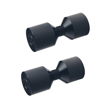 JGR Two Hole Pins Set 118 Aluminum 6061 2 Hole Flange Alignment Pin Black