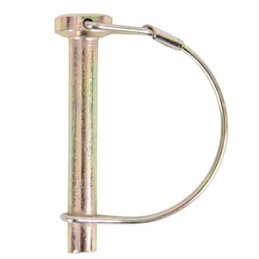 Koch Industries 4021513 PTO Locking Pin with Round Wire Retainer 516 x 214Inch Yellow Zinc Plated