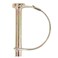 Koch Industries 4021513 PTO Locking Pin with Round Wire Retainer 516 x 214Inch Yellow Zinc Plated