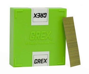 GREX P625L 23Gauge 1Inch Length Headless Pins 10000 per Box