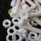 Caterpillar Red 20 x White Countersunk Screws Polypropylene PP Plastic Nuts and Bolts Washers M6 x 40mm Acrylic Water Resistant AntiCorrosion Chemical Resistant 1564 x 1 3132