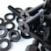 Caterpillar Red 20 x Black Countersunk Screws Polypropylene PP Plastic Nuts and Bolts Washers M6 x 40mm Acrylic Water Resistant AntiCorrosion Chemical Resistant 1564 x 1 3132