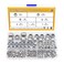 Sutemribor 304 Stainless Steel Lock Nut Assortment 180 Pcs M3 M4 M5 M6 M8 M10 M12 Nylon Insert Locknut