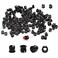 LEKAI 150PCS Plastic 5mm LED Holder LED Light Mounting Holders on PanelBlack