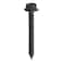National Hardware N800122 Hex Head Screw Used to Install National Hardwares Outdoor Reinforcement Hardware Collections on Pergolas Gazebos Garden Arches Raised Garden Beds 10 x 1 12 Black