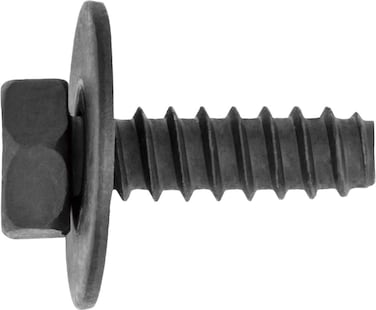 Clipsandfasteners Inc 25 Phillips Hex Head Sems M5181 x 16mm Screws Compatible with Mazda 9CF600516B