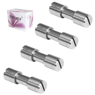 Xmomx 4 pcs Bolts Fasteners Knives Rivets Lock Stainless Steel Handle Fastener Pin Screws Handle Studs