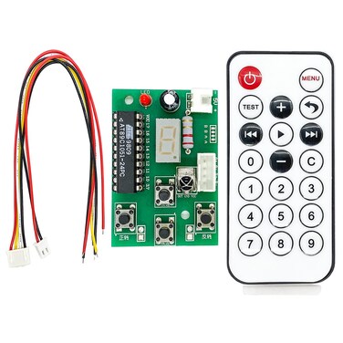 QINIZX DC 4V6V 5V 2Phase 4Wire Stepper Motor Driver Controller Board Mini Stepping Motor Adjustable Speed Regulator with Remote Control CW CCW Drive Module