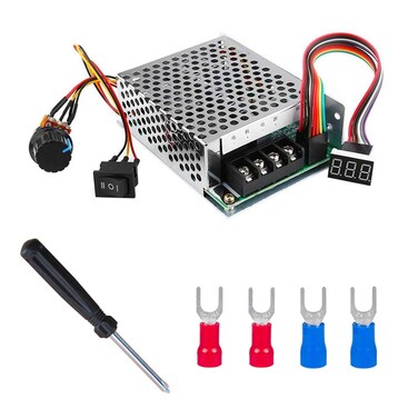 Puly PWM DC1055V 12V 24V 36V 48V 60A PWM DC Motor Speed Controller Reversible Switch Set DC Brush Motor Tools Accessories Supplies
