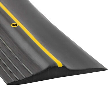 Papillon Universal Garage Door Bottom Threshold Seal StripWeatherproof Rubber DIY Weather Stripping Replacement Not Include SealantAdhesive 10Ft Black